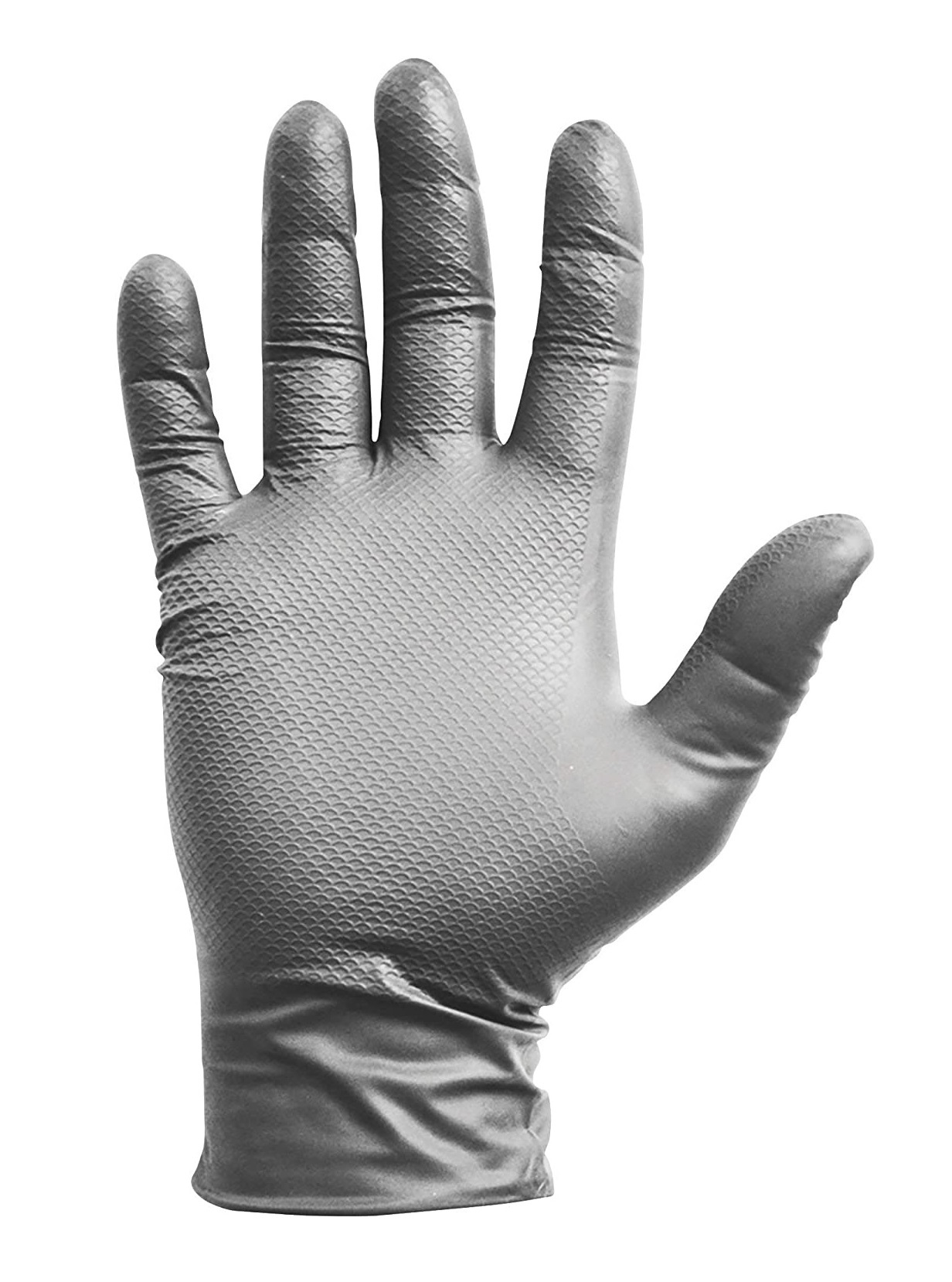 Nitrile Heavy Duty Orange Gripper Glove (100/bx) – Techniclean